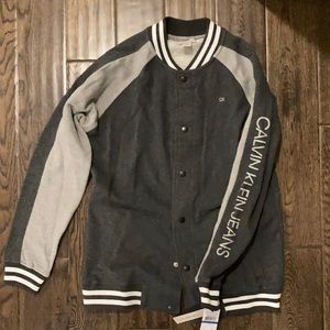 Calvin Klein boys button down sweater jacket brand new